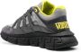 Versace Veelkleurige stof en lederen trigreca sneakers Grijs Heren - Thumbnail 6