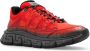 Versace Rode lage sneakers met Trigreca-print Red Heren - Thumbnail 9