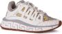 Versace Barocco Printed Sneakers Wit - Thumbnail 10