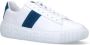 Versace Witte Leren Lage Top Sneakers - Thumbnail 2
