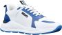 Versace Blauwe en witte kalfsleren sneakers Blue Heren - Thumbnail 2