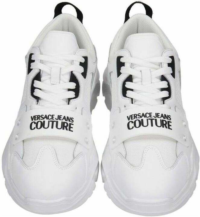 Versace Jeans Speedtrack Dis Sc4 Lage sneakers Leren Sneaker Heren Wit - Foto 12