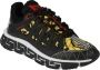 Versace Trigreca sneakers met barokprint heren polyamide Kurk polyurethaan rubber 39.5 Zwart - Thumbnail 9