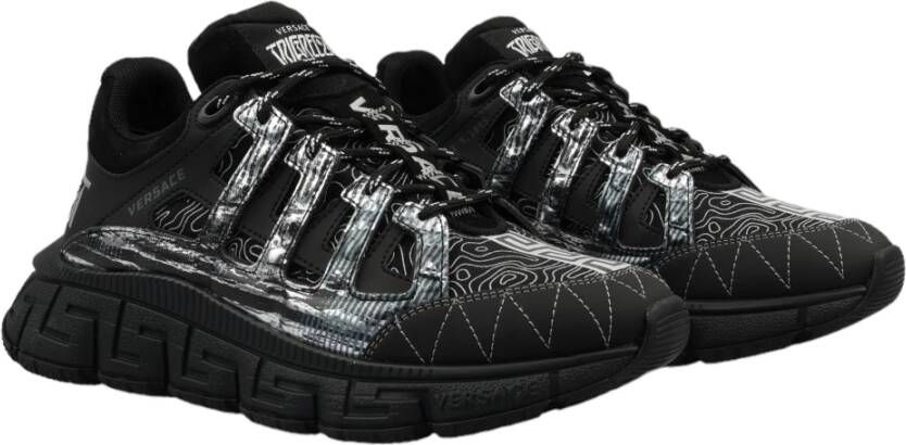 Versace Trigreca low-top sneakers Zwart - Foto 8