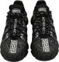 Versace Zwarte Trigreca Trainers van canvas Black Heren - Thumbnail 10