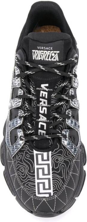 Versace Trigreca low-top sneakers Zwart - Foto 4