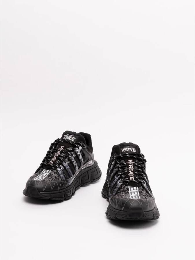 Versace Trigreca low-top sneakers Zwart - Foto 5