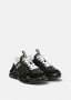 Versace Jeans Couture Speedtrack Trainers Leather Black White - Thumbnail 10