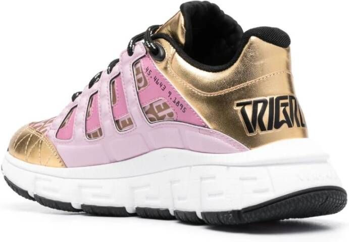 Versace Trigreca Low-Top Sneakers Roze Dames