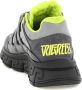 Versace Veelkleurige stof en lederen trigreca sneakers Grijs Heren - Thumbnail 8