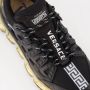 Versace Zwarte Gouden Trigreca Canvas Leren Trainers Black Heren - Thumbnail 13