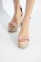 Versace Verfraaide sleehak sandalen Pink Dames - Thumbnail 2