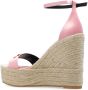 Versace Verfraaide sleehak sandalen Pink Dames - Thumbnail 5