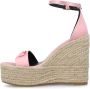 Versace Verfraaide sleehak sandalen Pink Dames - Thumbnail 15