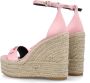 Versace Verfraaide sleehak sandalen Pink Dames - Thumbnail 16