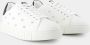 Versace Witte Leren Sneakers Ronde Neus White Dames - Thumbnail 3