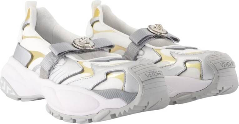 Versace Witte Mary Jane Sneakers Synthetisch