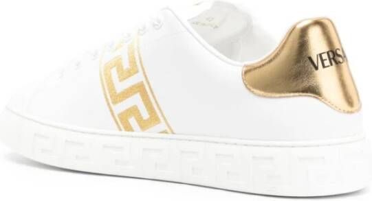 Versace Witte Sneakers met Greca Motif White Heren