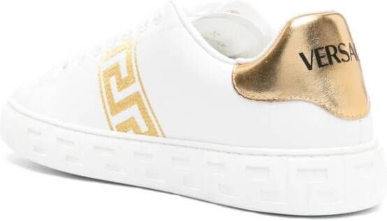 Versace Witte Sneakers met Handtekeningdetails White Dames