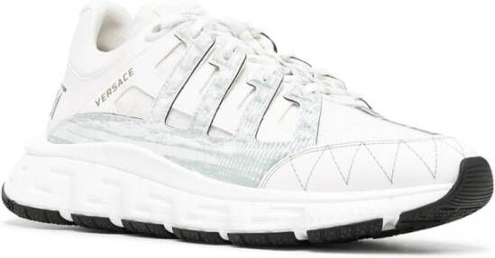 Versace Witte Sneakers voor Heren Stijlvol en Comfortabel Wit Heren