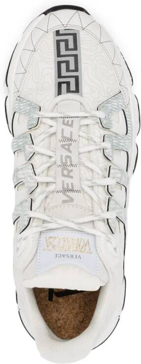 Versace Witte Sneakers voor Heren Stijlvol en Comfortabel Wit Heren