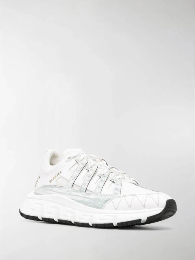 Versace Witte Sneakers voor Heren Stijlvol en Comfortabel Wit Heren