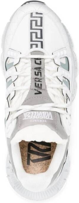 Versace Witte Trigreca Low-Top Sneakers Wit Heren