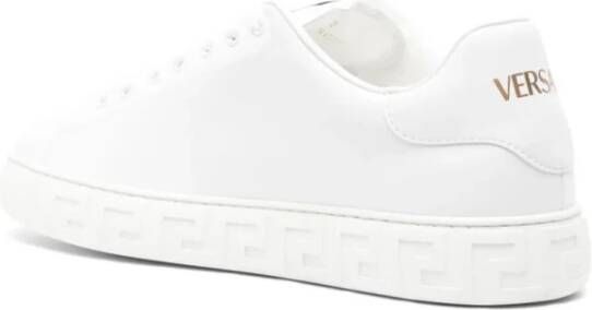 Versace Witte Sneakers met Greca Details White Heren