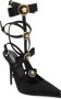 Versace Zijden slingback pumps met strikken Black Dames - Thumbnail 5