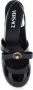 Versace Zwarte ballerina schoenen met hak Black Dames - Thumbnail 4