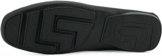 Versace Zwarte Driver Schoenen van Kalfsleer