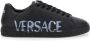 Versace Zwarte Lage Top Sneakers Grieks Motief Black Heren - Thumbnail 4