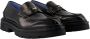Versace Zwarte Leren Loafers Glad Kalfsleer - Thumbnail 2