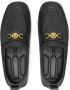 Versace Leren Driver Loafers met Metallic Detail Black Heren - Thumbnail 7