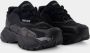 Versace Zwarte Leren Sneakers Ronde Neus Black Dames - Thumbnail 3