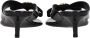 Versace Zwarte leren stilettohak sandalen - Thumbnail 2