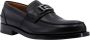 Versace Zwarte Loafer Schoenen met La Greca Print Black Heren - Thumbnail 2