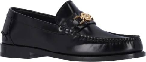 Versace Zwarte Loafer Schoenen Luxe Stijl Black Heren