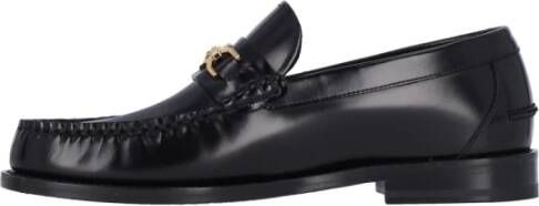 Versace Zwarte Loafer Schoenen Luxe Stijl Black Heren