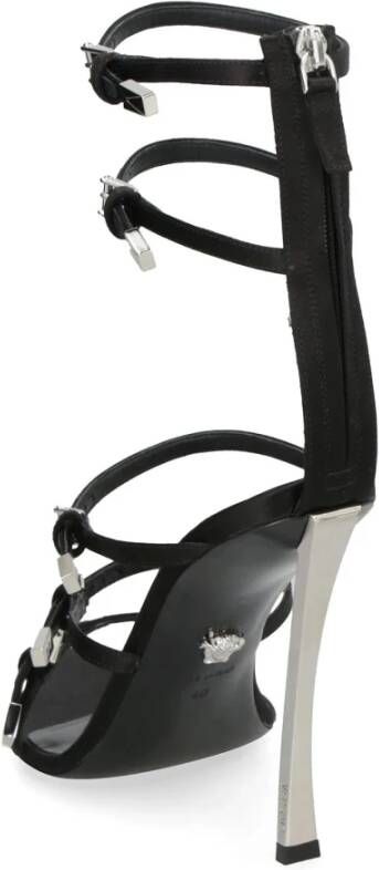 Versace Zwarte Pin-Points Sandalen