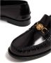 Versace Medusa Plaque Zwarte Kalfleren Mocassins Black Heren - Thumbnail 7