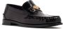 Versace Medusa Plaque Zwarte Kalfleren Mocassins Black Heren - Thumbnail 8