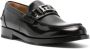 Versace Zwarte platte schoenen met Greca-hardware Black Heren - Thumbnail 2