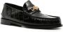 Versace Zwarte platte schoenen met Medusa 95 hardware Black Heren - Thumbnail 2