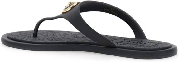 Versace Zwarte Medusa Head Sandalen Black Dames