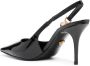 Versace Zwarte sandalen met hak en Medusa 95-embleem Black Dames - Thumbnail 6