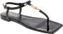 Versace Zwarte Sandalen met Slangenprint Leer Black Dames - Thumbnail 13