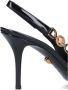 Versace Zwarte sandalen met hak en Medusa 95-embleem Black Dames - Thumbnail 4