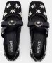 Versace Gianni Ribbon Flat Shoes Leather Black in zwart - Thumbnail 5