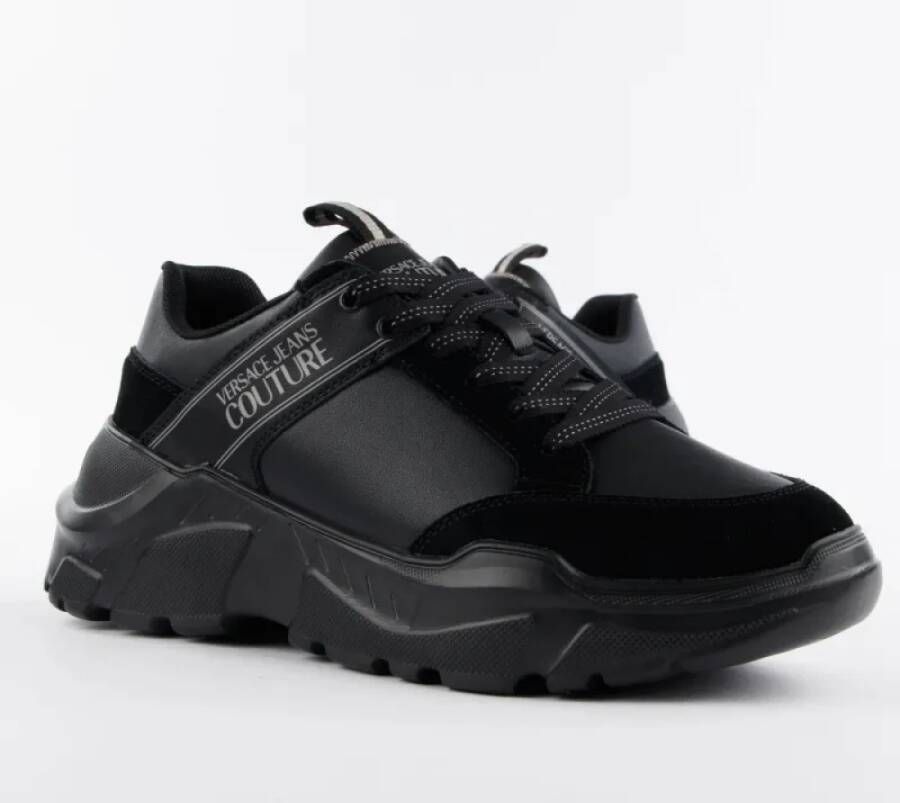 Versace Zwarte Urban Streetwear Sneakers SC2 Mand